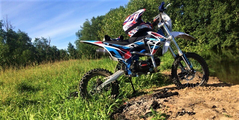 Конструкция питбайка достаточно проста и надежна.