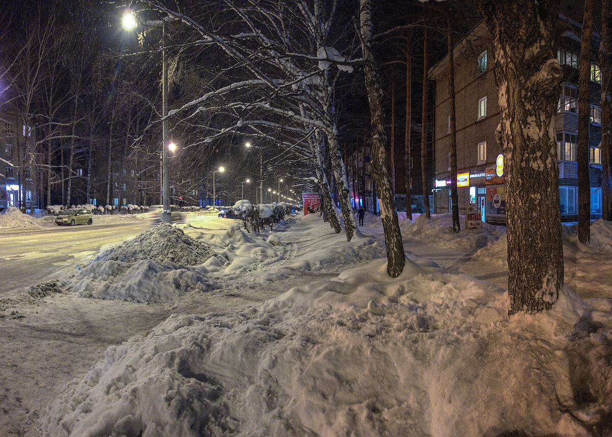 Часовня Новосибирск красный проспект зимой