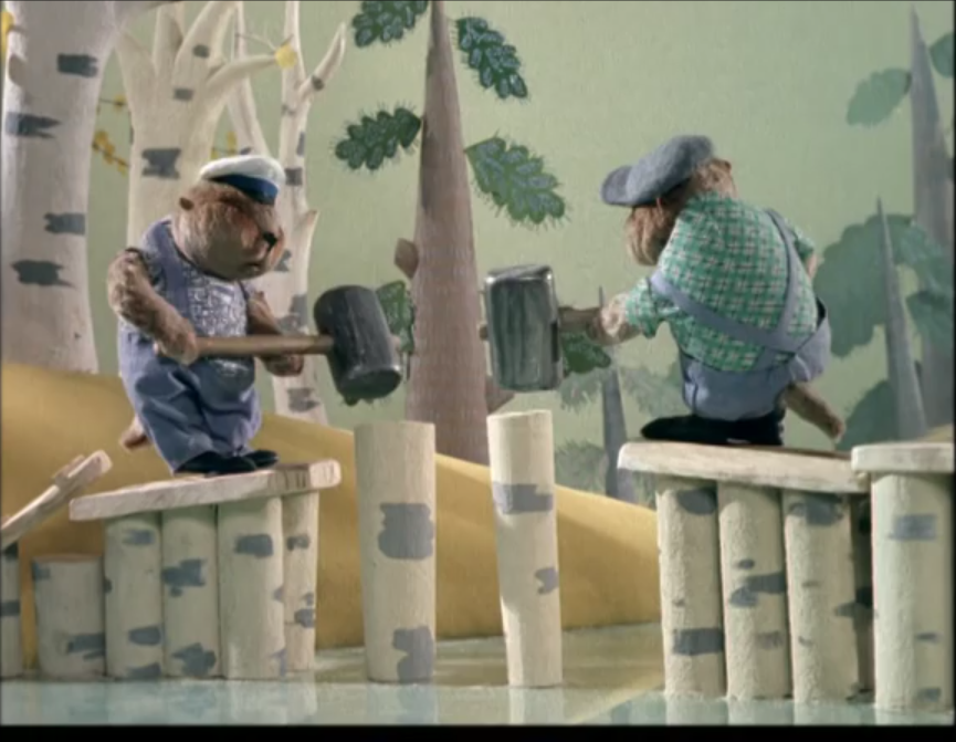 Кадр из м/ф "Осторожно, щука"