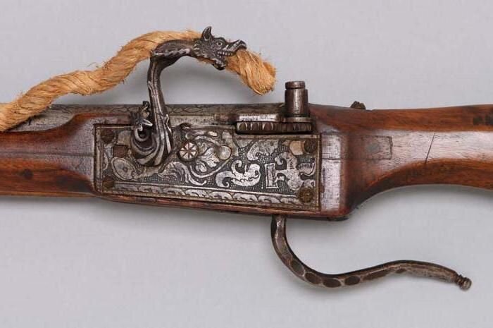 Фитильный замок.