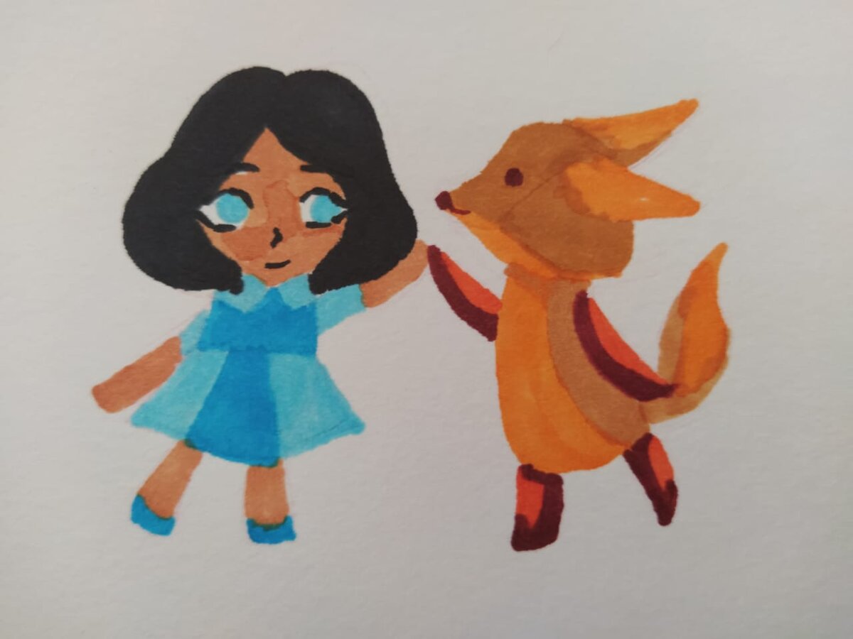 Все иллюстрации для блога рисует моя дочь Маша (13 лет)