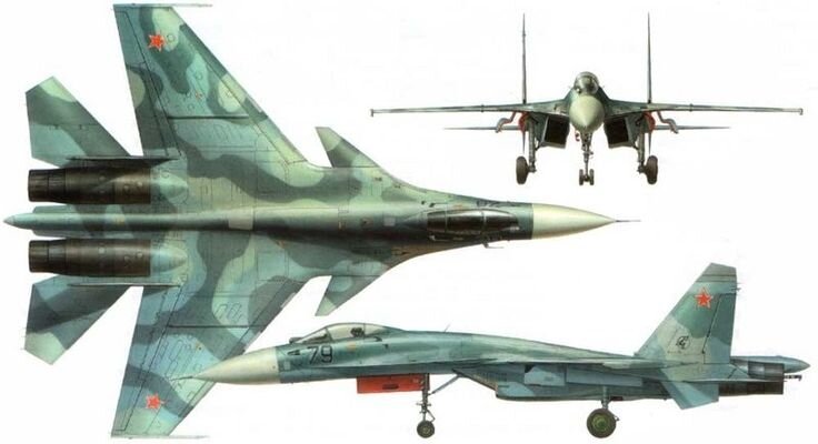 Авиамодель СУ-27