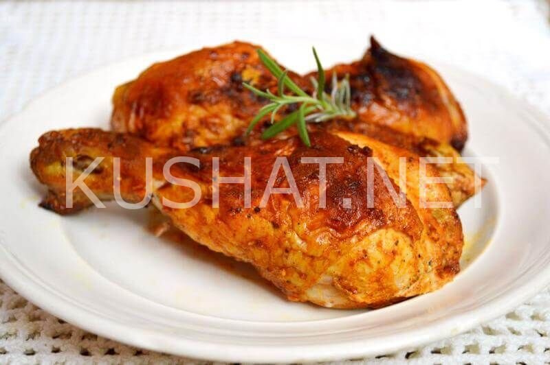 Цыпленок запеченный целиком в рукаве в духовке