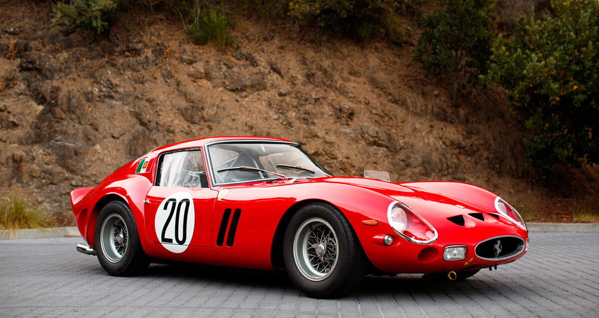 Красный феррари 250 GTO Racer, 1964 года — $ 52 млн