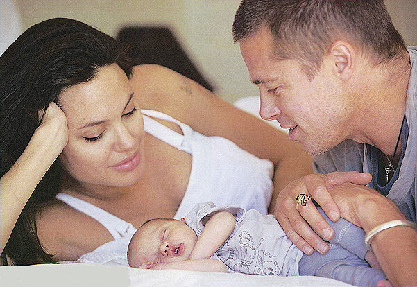 Первая фотосессия Шайло с родителями