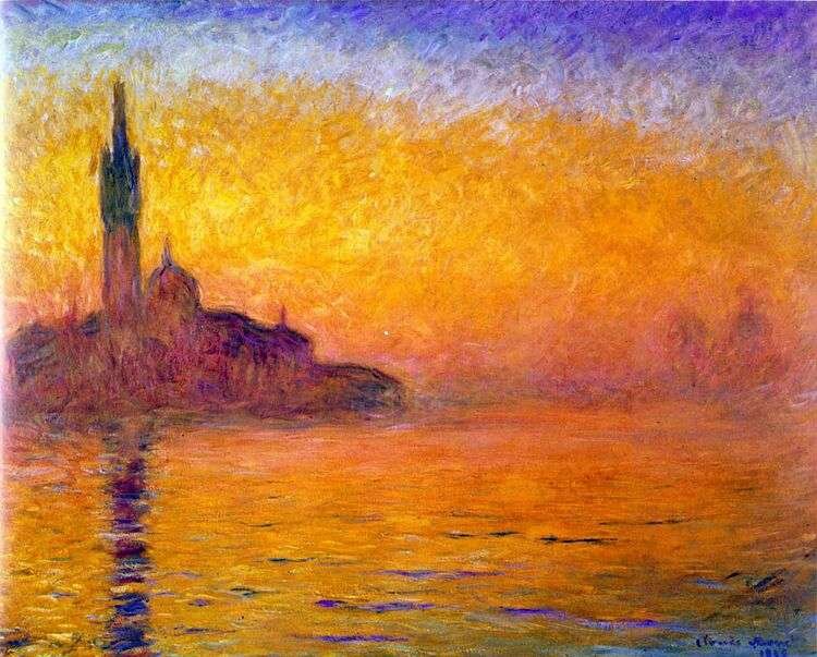 Сумерки.Венеция, 1909 год (художнику 69 лет)
