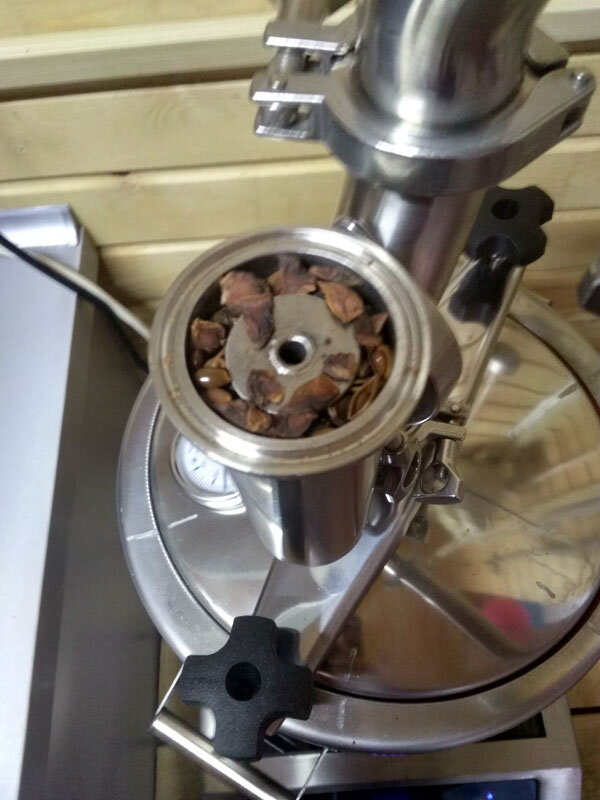 Наполнение джин корзины, закладка 50 грамм, больше не входит.