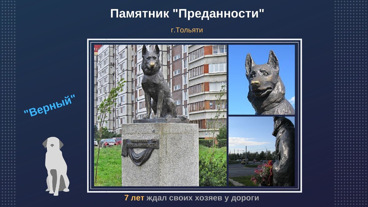 🐕Памятник преданности в Тольятти: описание, история и интересные факты. 🐕  | Блоггер Лёва и К | Дзен