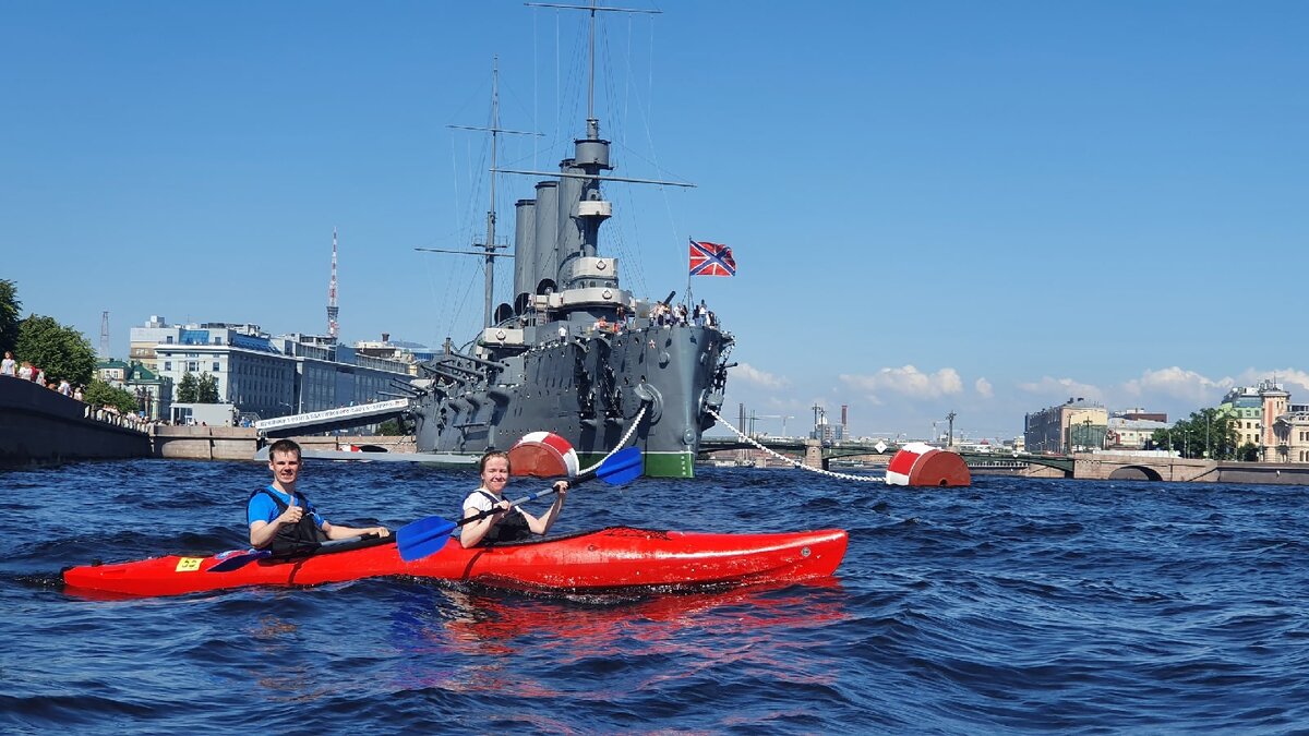 На байдарках по Неве