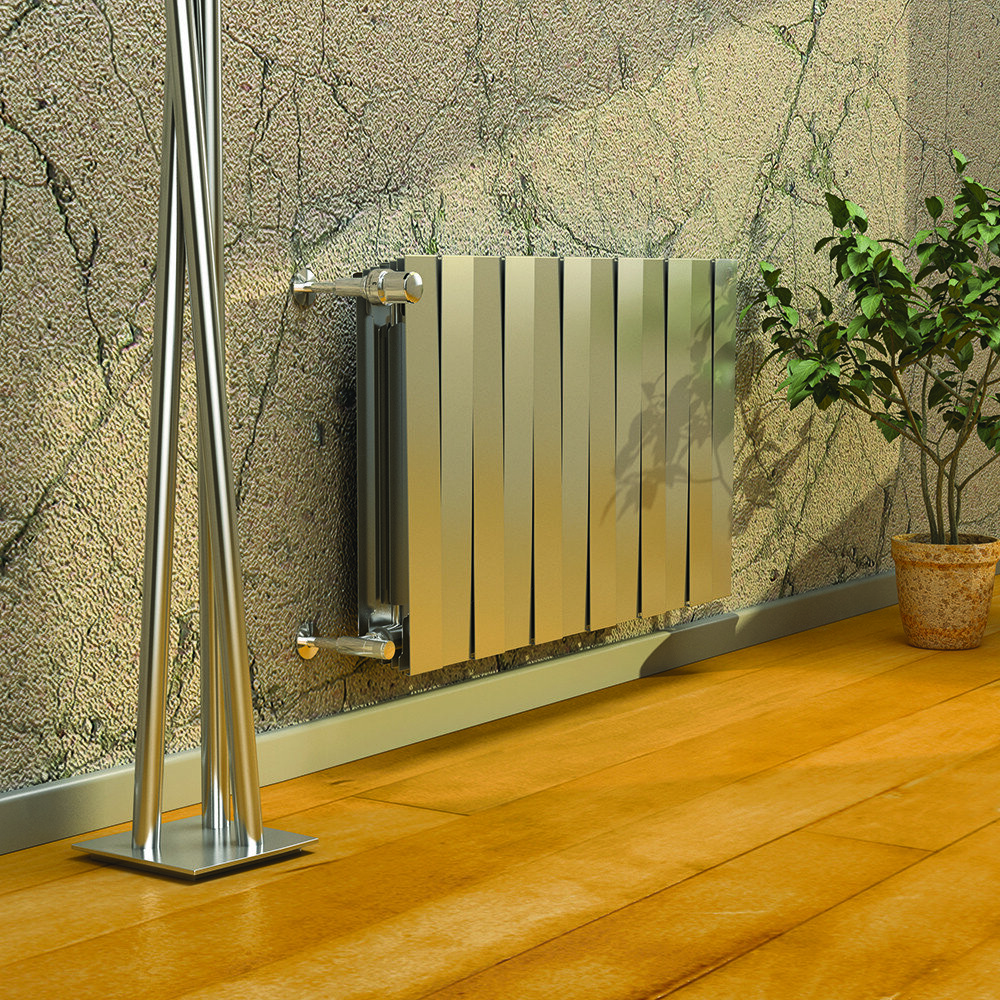 Дизайнерский радиатор в интерьере
