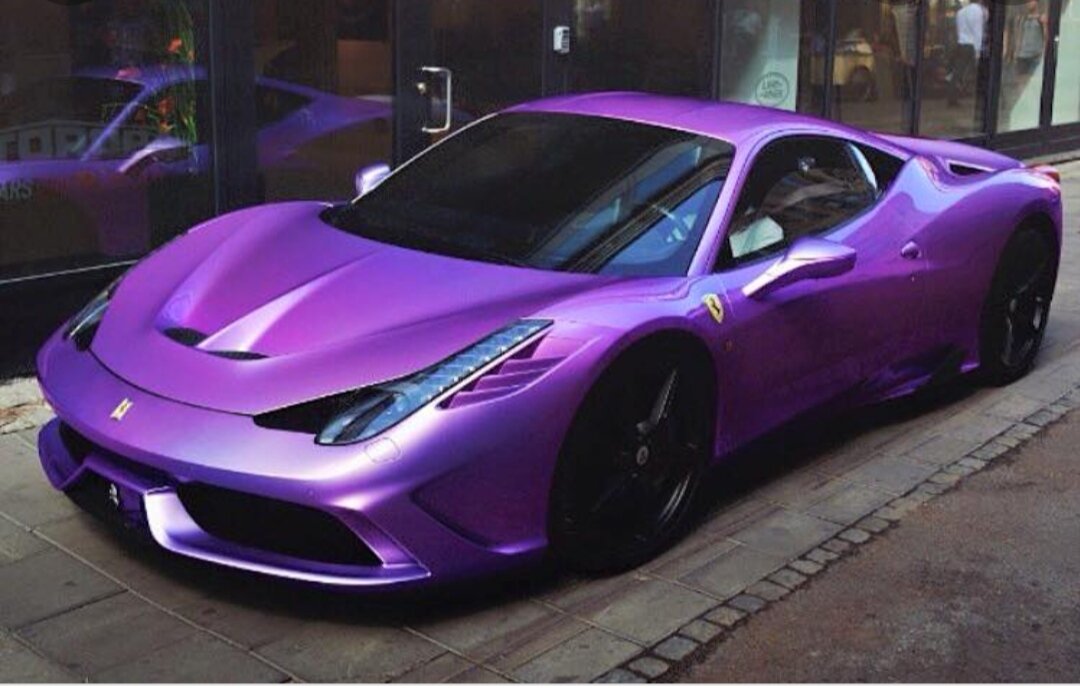 феррари 458 purple