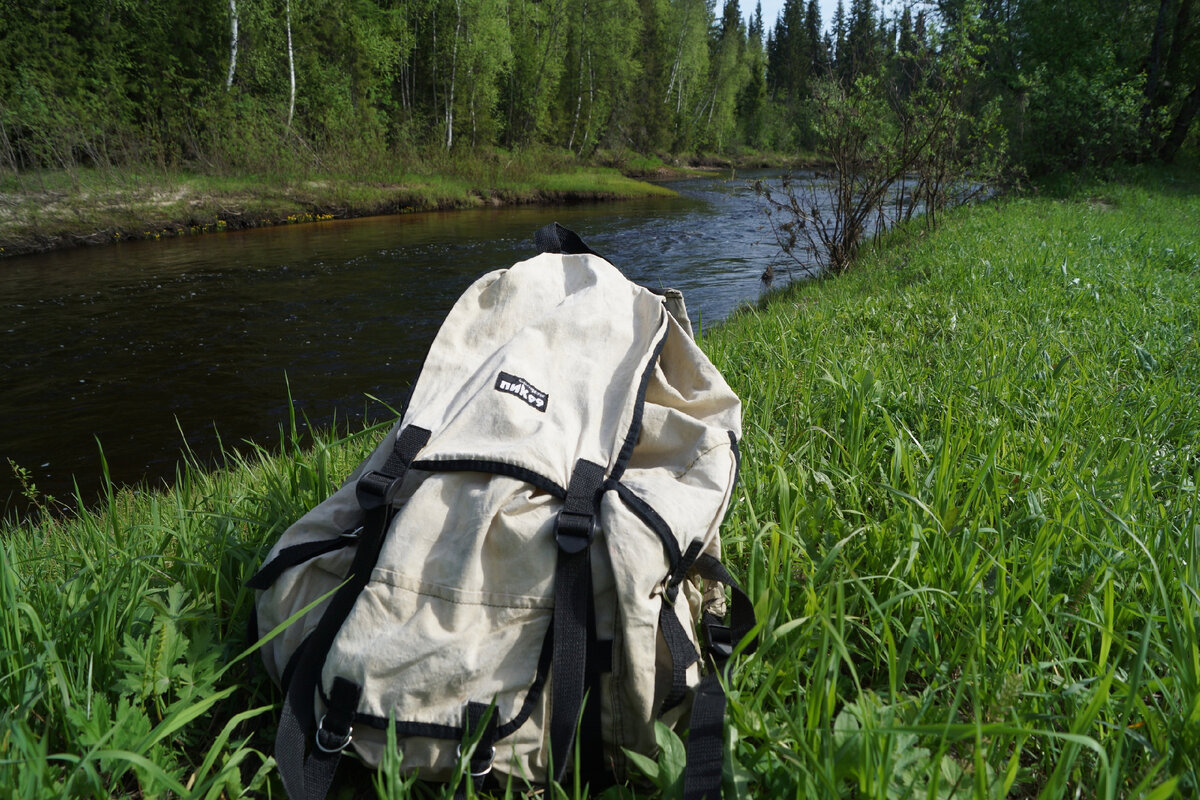 Рюкзак К-2 из палаточной ткани, сшитый в конце 1990-х. Фото Василия Пытляка