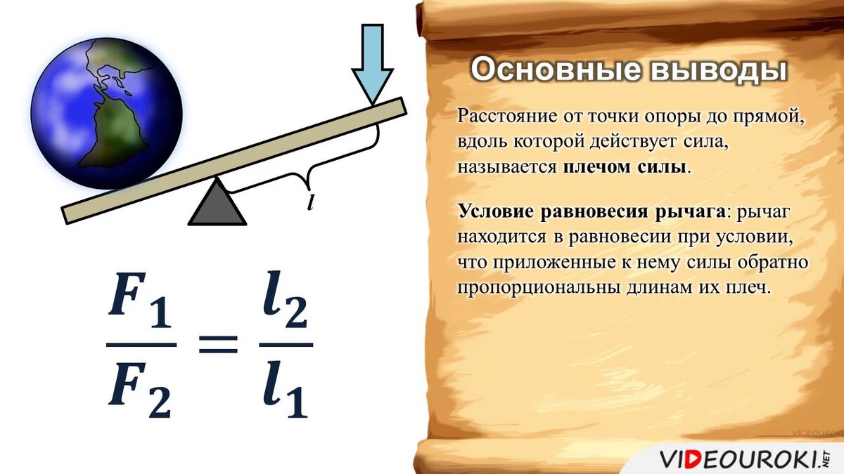 Правило рычага рычаг находится в равновесии. Рычаг условия равновесия рычага 7 класс. Рычаг физика 7 класс. Рычаг физика 7 класс формулы. Рычаг условие равновесия рычага физика 7 класс.