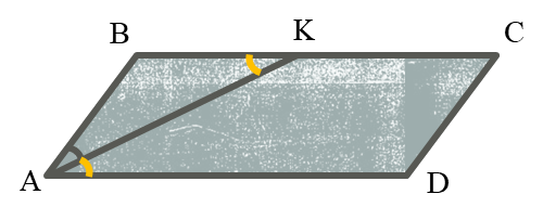 ∠KAD=∠BKA как накрест лежащие углы при параллельных прямых BC и AD и секущей AK