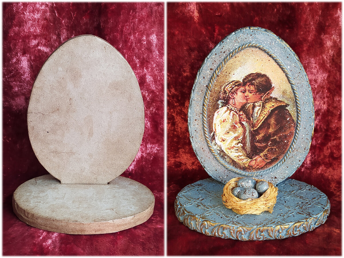 Мои Пасхальные работы на заготовках из полистирола. Листайте галерею. На моем канале есть публикации с подробными видео мастер-классами по декору этих милых интерьерных украшений.