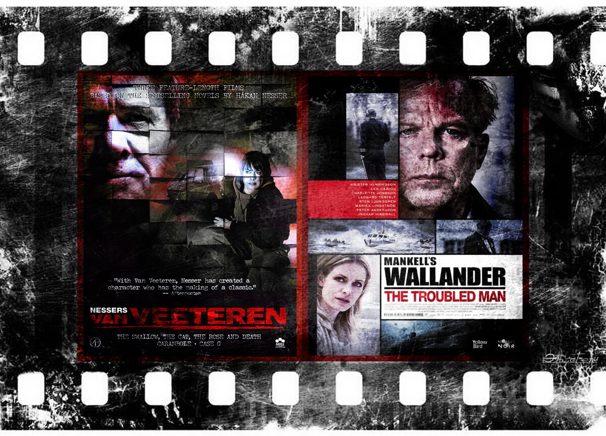 Van Veeteren, с 2005 г. Wallander, с 2005 г. ФотоКоллаж Эльза Герм.