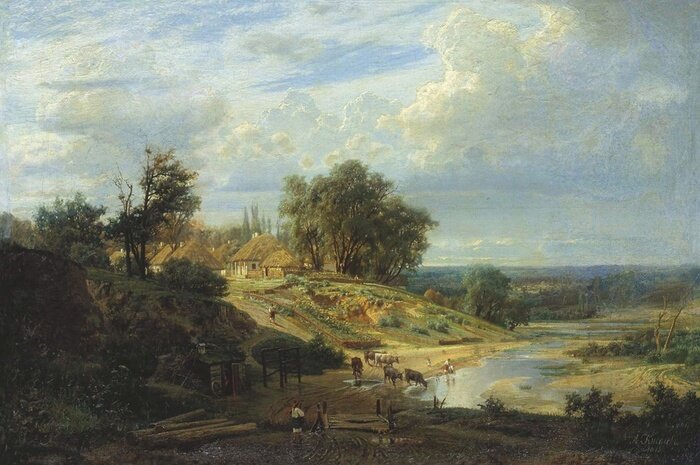 "Вид в окрестностях Харькова" (1875)
