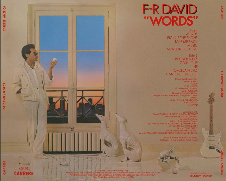 Words don come easy to me. F.R. David CD. Fr David 1982. F.R. David Words обложка. F.R. David - Words (1982)