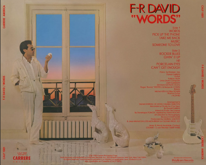 Words don t come easy перевод. F.R. David CD. Fr David 1982. F.R. David Words обложка. F.R. David - Words (1982).