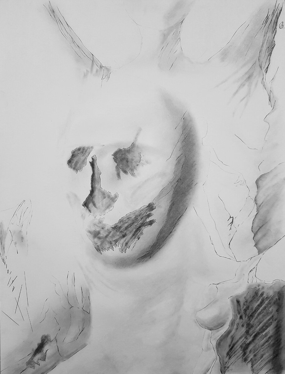 Художник Ярослав Кириллов "Часовой круг и чёрная дыра"