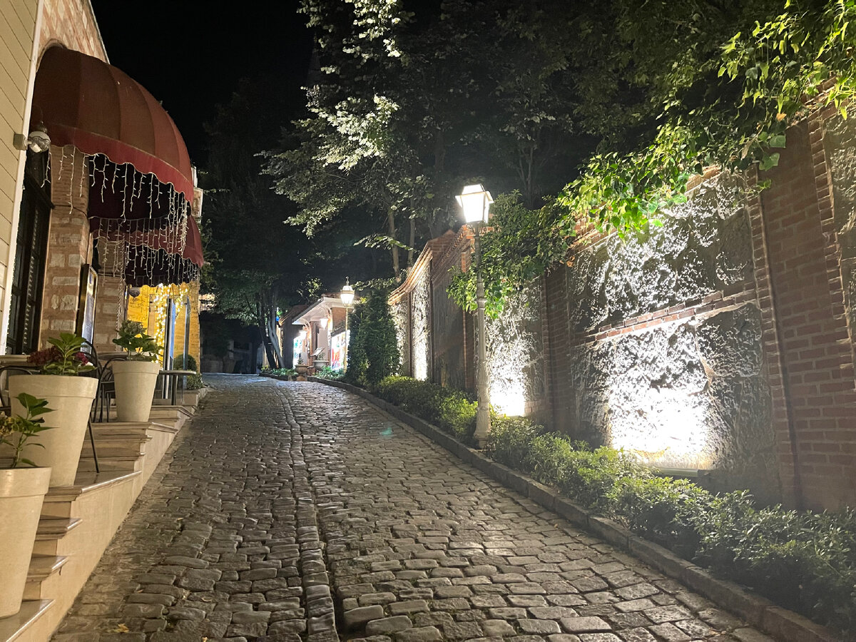 Улица у стен Топкапы, по которой я ходила каждый день