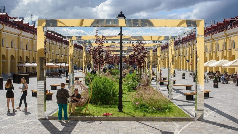    Внутренний двор Никольский рядов открылся после реконструкции. Автор фото: Ермохин Сергей