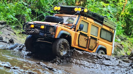 Испытание надежности... 120 дней на LR Defender Camel Trophy 4x4 ... RC OFFroad экспедиция