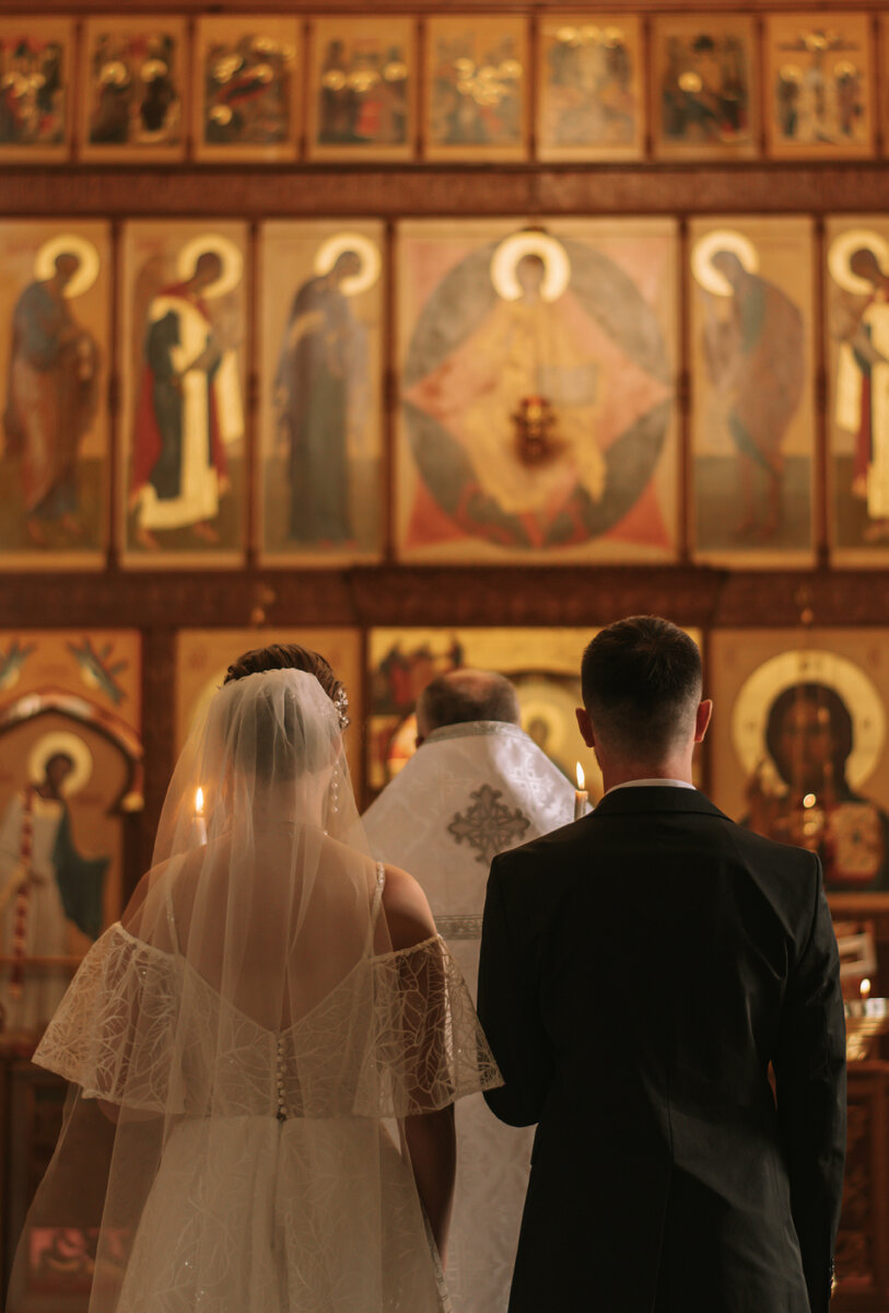 Венчание в храме Святого Иоанна Предтечи г. Красноярск 2022 г.