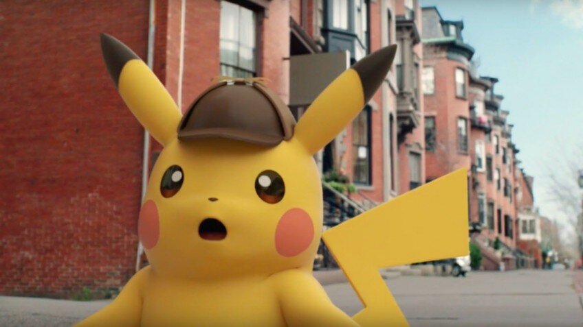 Фрагмент из игры "Detective Pikachu" 