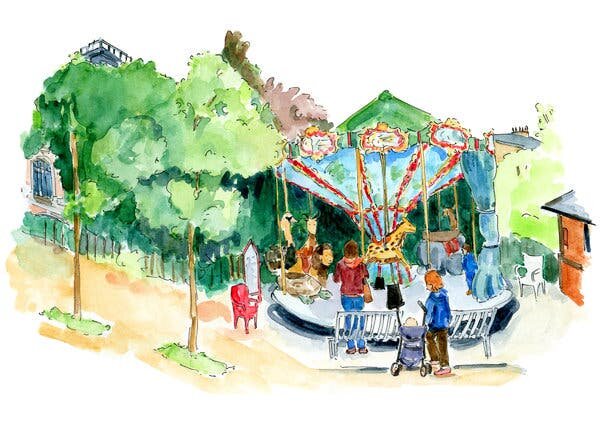 Наслаждайтесь весельем у Национального музея естественной истории. Рисунок Эммы Джейкобс.