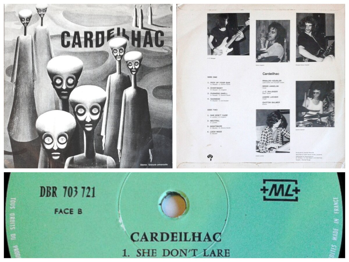 Оригинальная виниловая пластинка  «Cardeilhac». www.discogs.com