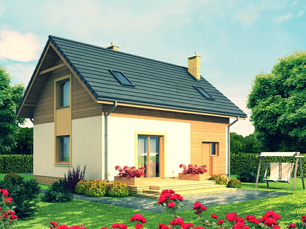 Задний фасад.