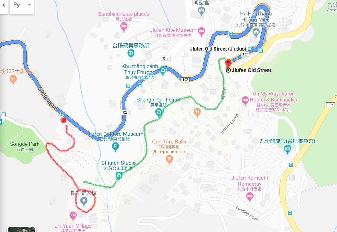 схема с google maps © Костырин Антон, 2019