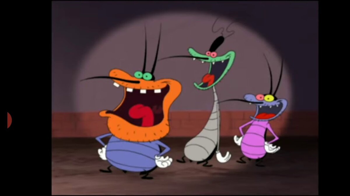 Кадр из мультика "Огги и тараканы"