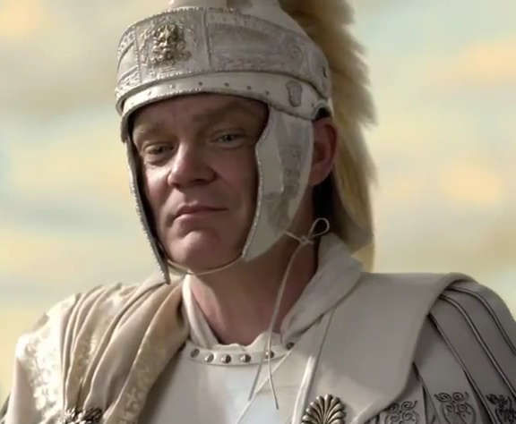 Кадр из сериала "Спартак": Гней Помпей Великий