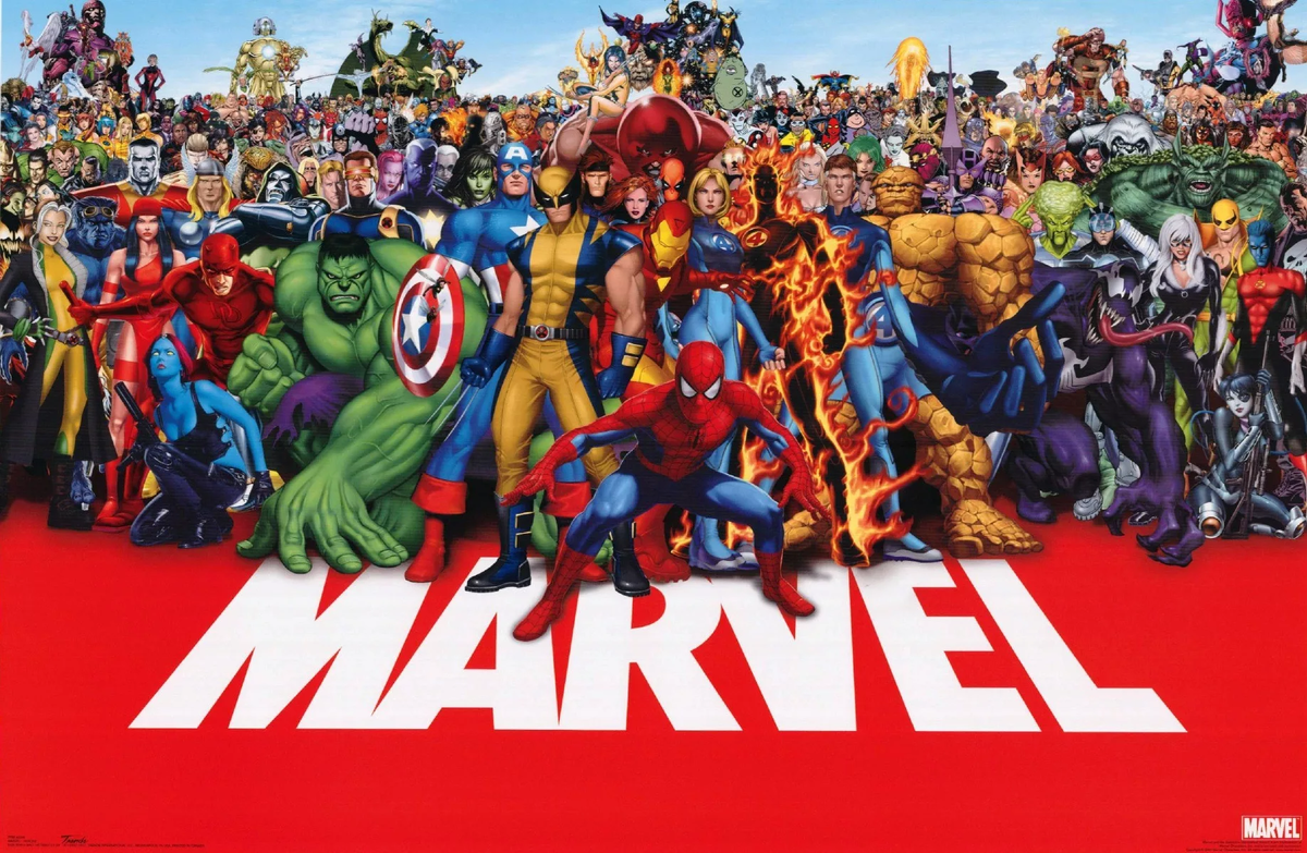 Это очень не простой вопрос, так как всего во вселенной Марвел существует 46,510 персонажей (у DC это цифра - 20,104), но ключевое слово тут персонажи.