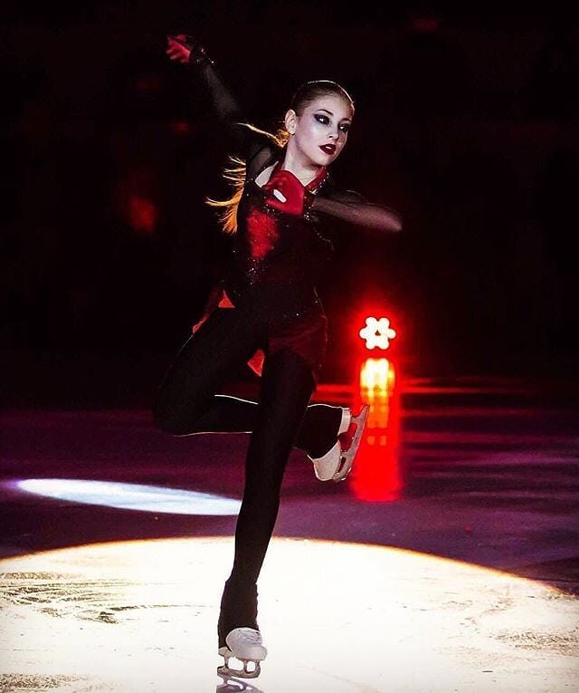 Алена Косторная, шоу "Чемпионы на Льду" 2019 год. Фото Instagram figure_skating_ice