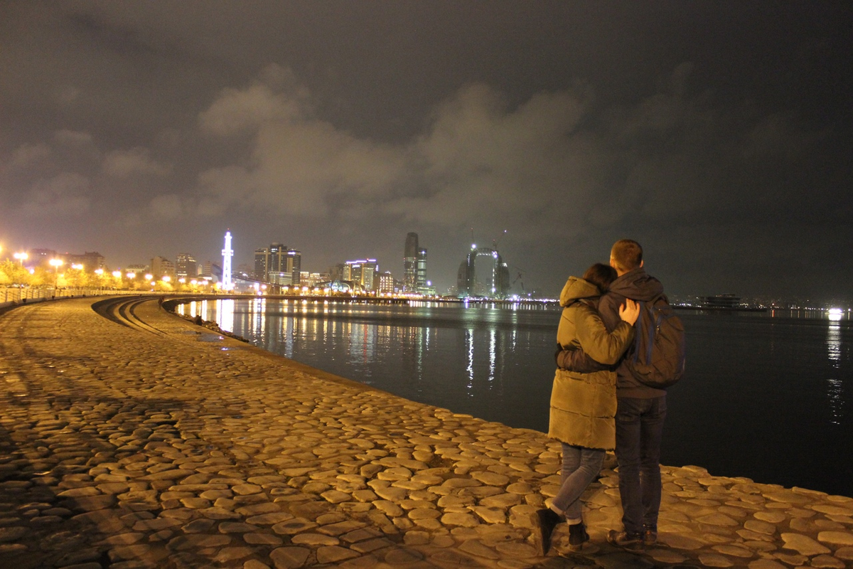 Зима в Баку