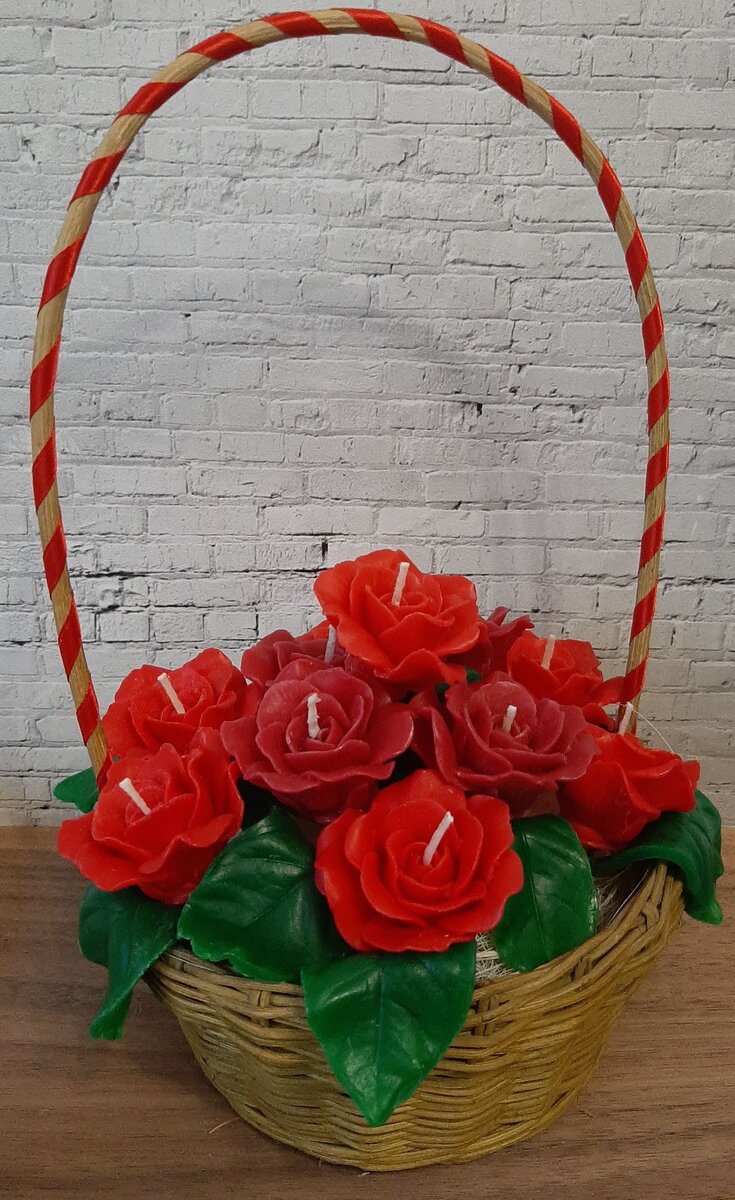 свечной букет. Фото из моего аккаунта в Инстаграм https://www/instagram.com/svechi.ot.lisichki