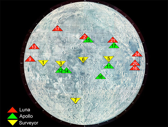 Места посадок космических аппаратов на Луне (https://www.colta.ru/articles/specials/10950-kto-na-lune-glavnyy)