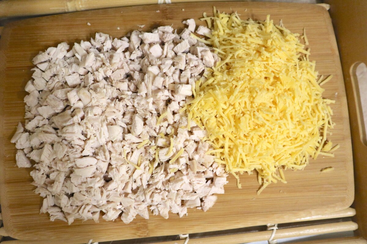 Пирог с курицей, сыром и грибами пошаговый рецепт с фото