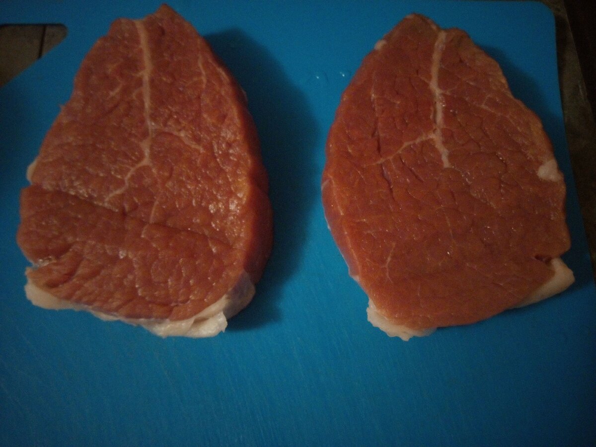 Пример подготовленного стейка.