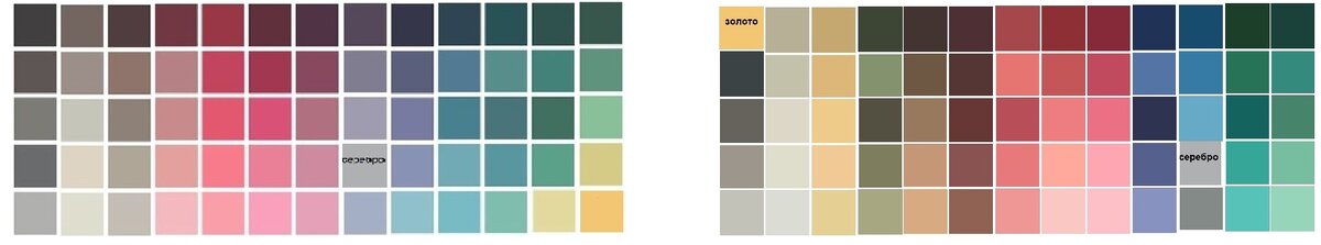 Оттенки мягкого лето и осени.