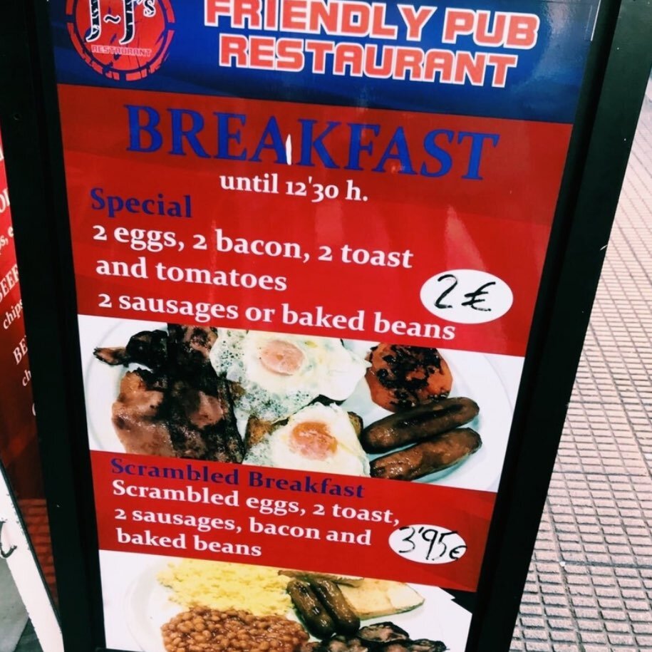 Завтрак в Испании