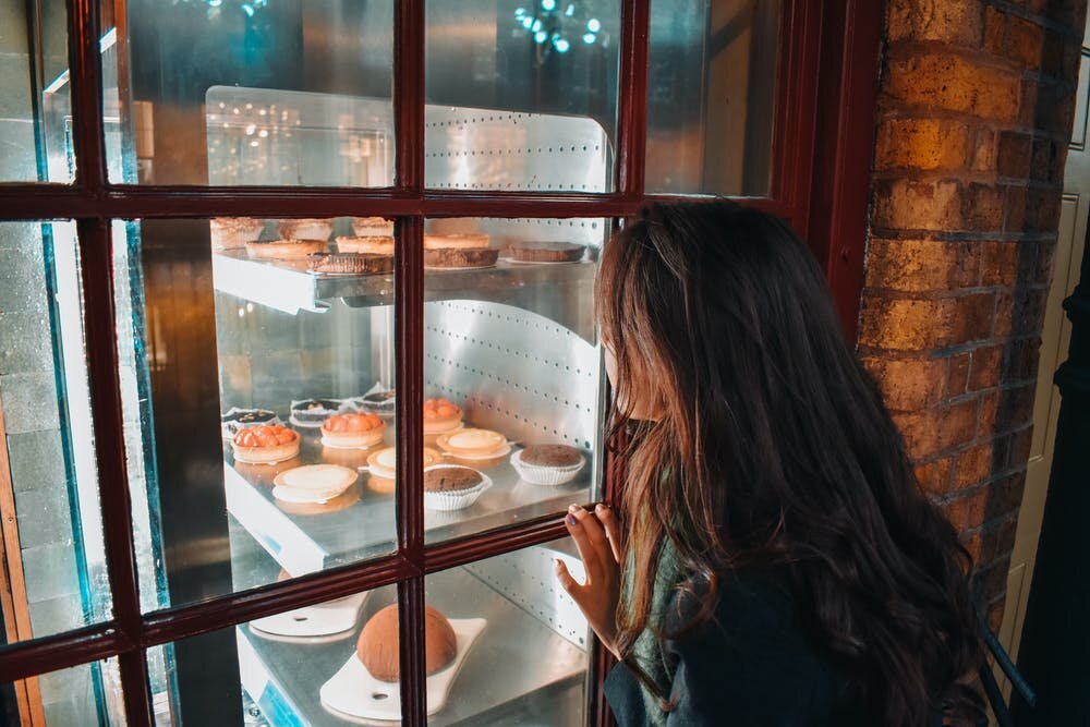 Когда мы не в силах пройти мимо  кафетерии.