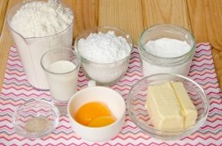 ШАГ 1:
Сперва приготовим тесто.