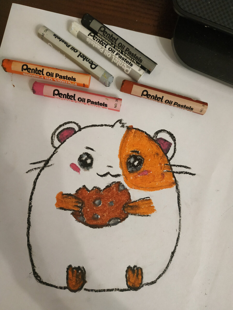 Итоговый вариант моей аватарки на бумаге