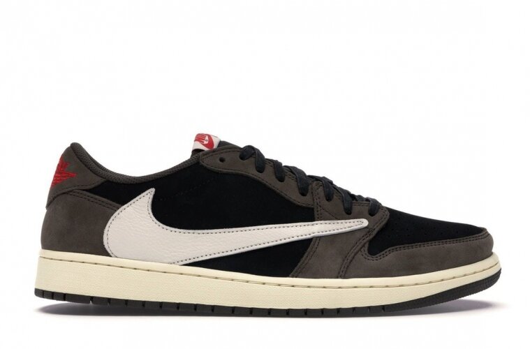 1.  Travis Scott x Air Jordan 1 Retro Low (Mocha). Цена от 1200$.