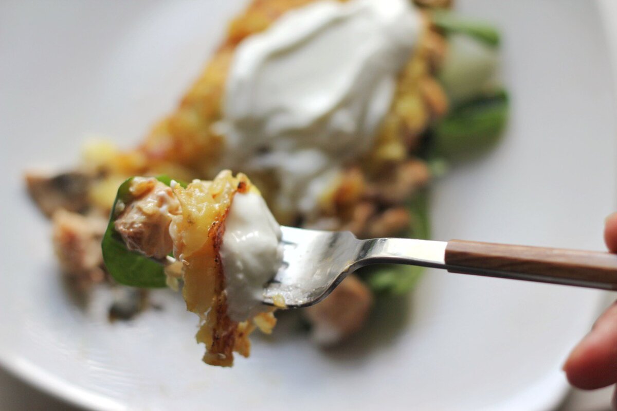 Ирландский драник с начинкой