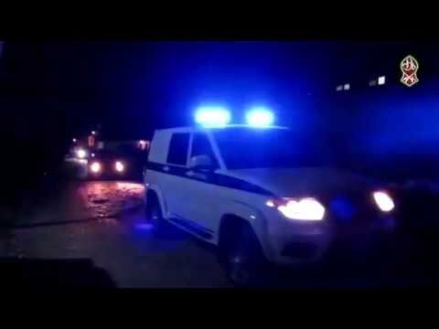 УАЗ Патриот полиция ночью